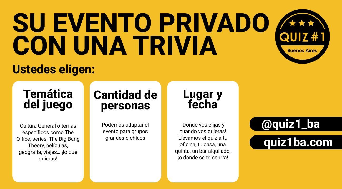 Fiestas, cumpleaños o team buildings: ¡convertí cualquier ocasión en una noche de trivia con QUIZ#1!