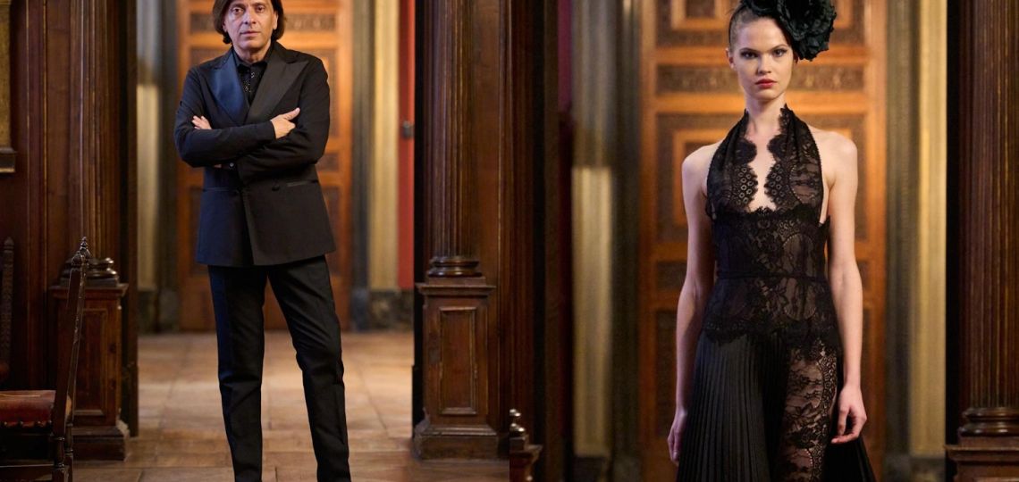 Anton Giulio Grande deslumbró en la Semana de la Moda de Milán con un homenaje a Frida Kahlo