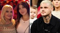 Nora Colosimo, Wanda Nara y Mauro Icardi