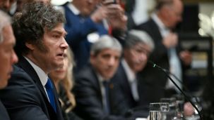 El presidente Javier Milei