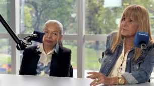 Aída Ayala junto a su abogada Olga Mongeló