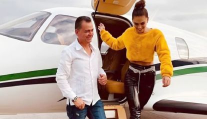 Greeicy y su papá Luis Alberto Rendón Melo