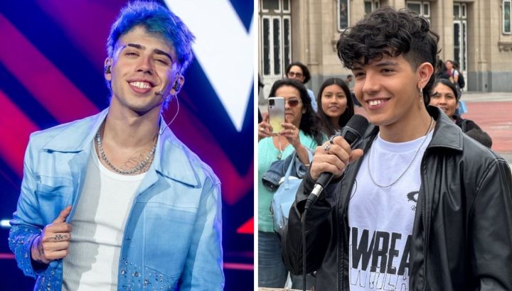 El inesperado show callejero que Nicolás Behringer, ganador de La Voz Argentina, ofreció junto a Luck Ra