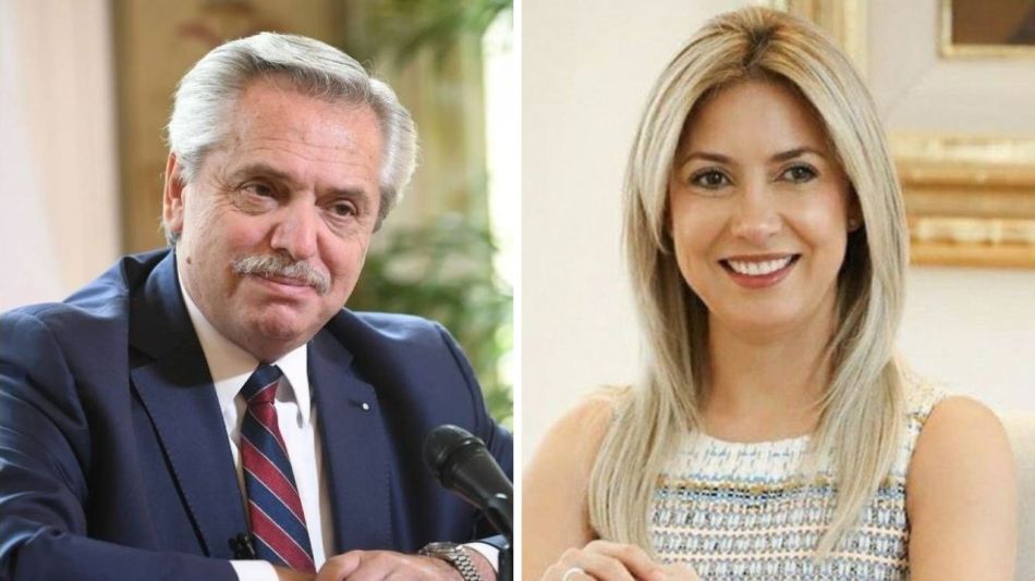Alberto Fernández y Fabiola Yáñez