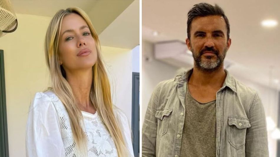 Fabián Cubero y Nicole Neumann