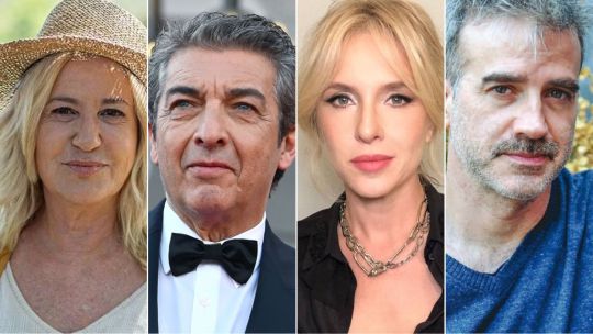Carla Peterson, Ricardo Darín, Mercedes Morán y Daniel Hendler