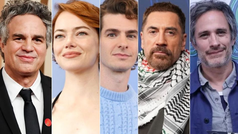 Mark Ruffalo , Emma Stone, Andrew Garfield, Javier Bardem, Gael Garcia Bernal