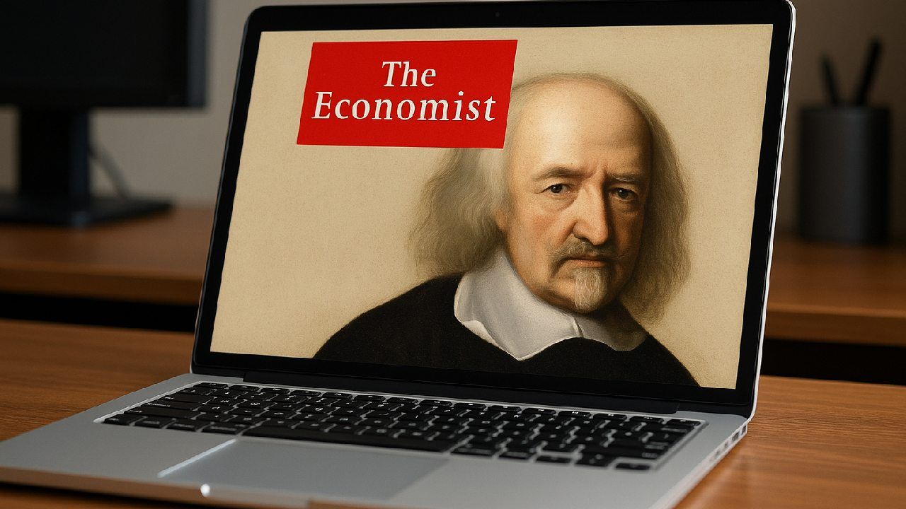 Hobbes y The Economist | Foto:ChatGPT