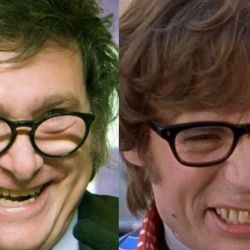 Javier Milei y Austin Powers | Foto:CEDOC
