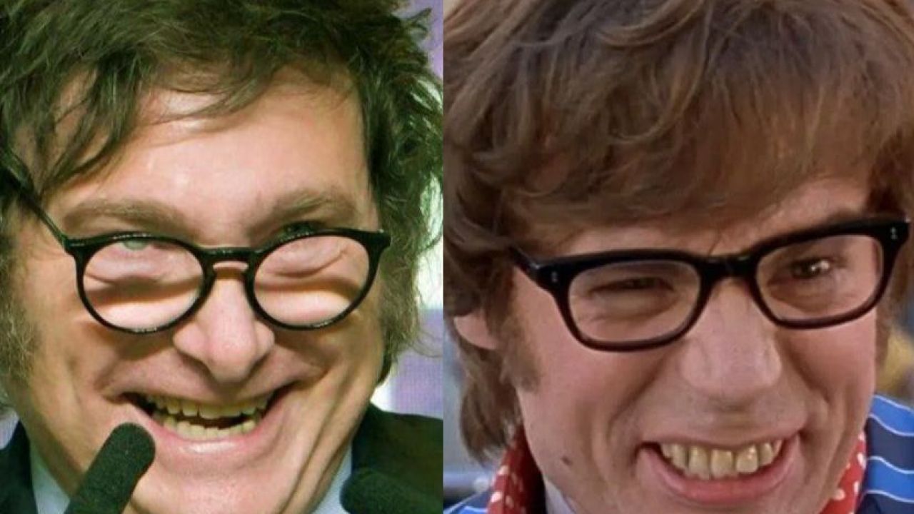 Javier Milei y Austin Powers | Foto:CEDOC
