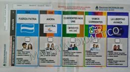 Boleta Única Papel en Corrientes