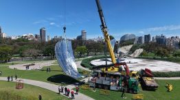  Inició la etapa final de la restauración de la Floralis 20102025