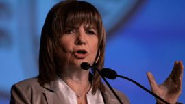 Bullrich sobre los venezolanos que cortaron la calle en su festejo: "Yo no estaba en Buenos Aires"