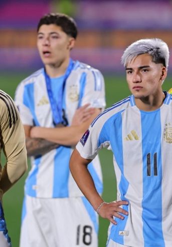 Selección Argentina Sub-20 en la final del Mundial 2025