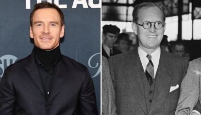 Michael Fassbender y Joe Kennedy Sr