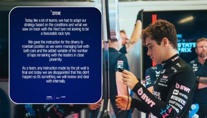 Franco Colapinto comunicado COTA