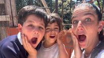 Juana Repetto y sus hijos