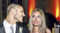 Mauro Icardi junto a su madre, Analía Rivero