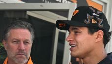 Lando Norris y Zak Brown