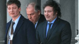 Javier Milei y Santiago Caputo