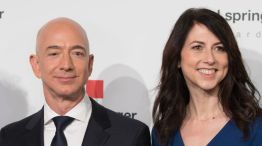 Jeff Bezos junto su exesposa, MacKenzie Scott.
