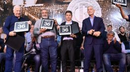 Kicillof en el acto por Rucci