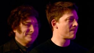 Javier Milei y Santiago Caputo