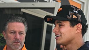 Lando Norris y Zak Brown