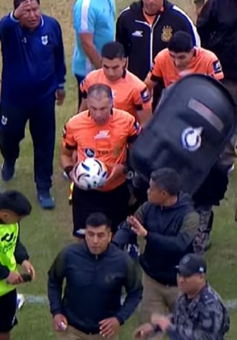 Lucas Comesaña en Gimnasia de Jujuy vs Deportivo Madryn