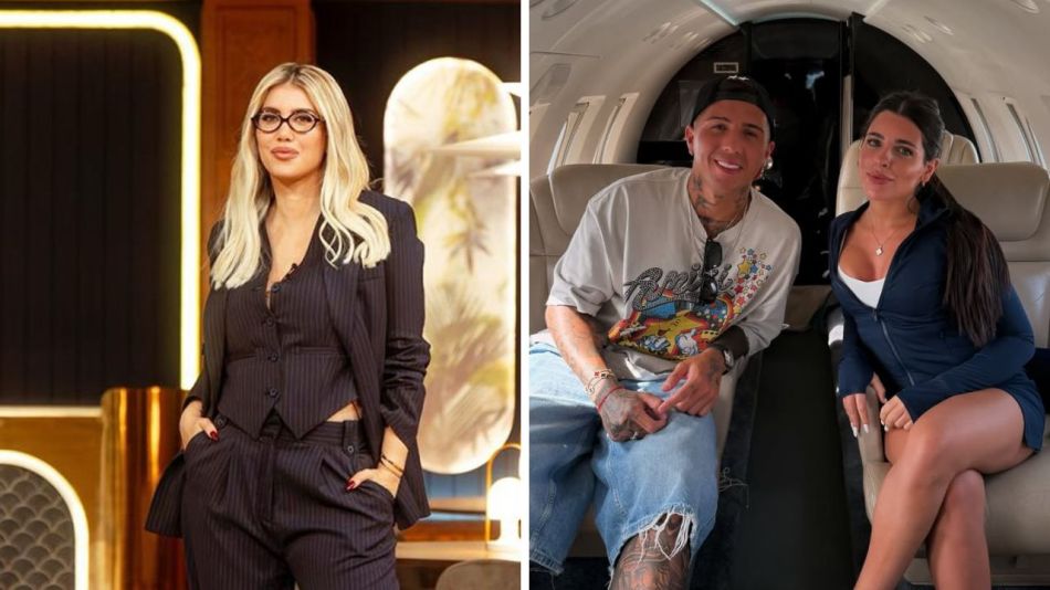 Wanda Nara, Enzo Fernández y Valentina Cervantes