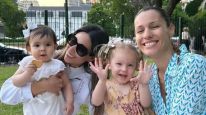 Sarah Burlando mostró el nuevo outfit que le regaló Pampita y su match con Anita García Moritán