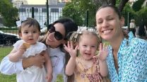 Sarah Burlando mostró el nuevo outfit que le regaló Pampita y su match con Anita García Moritán	
