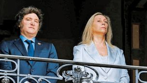 Javier Milei y Karina Milei