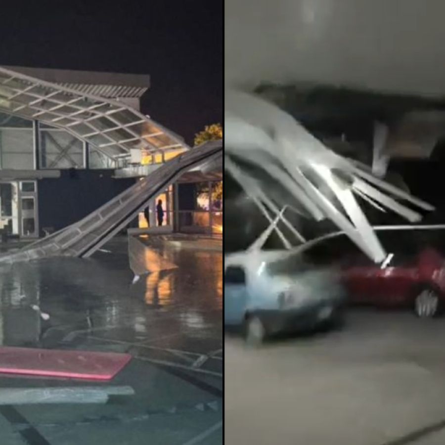 Fuerte temporal en el centro y sur de la provincia de Buenos Aires