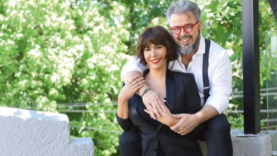 Donato de Santis y su esposa