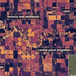 El NISAR fotografió la tierra adyacente al río Forest del noreste de Dakota del Norte.