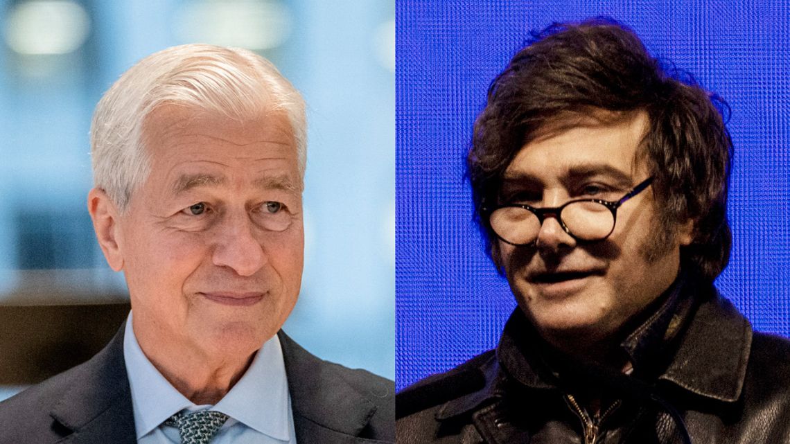 President Javier Milei will meet with JPMorgan boss Jamie Dimon.