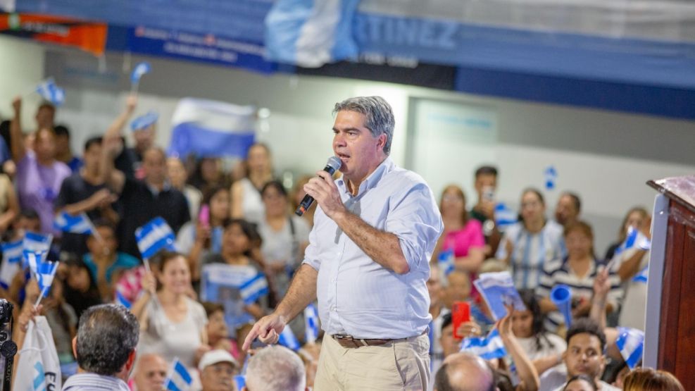 Capitanich en el cierre de campaña en Sáenz Peña