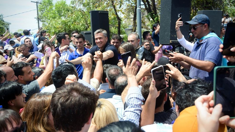 Leandro Zdero encabezó el cierre de campaña