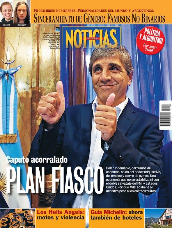 La tapa de NOTICIAS | Foto:Cedoc