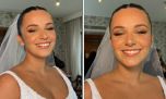 Martina Vignolo deslumbró con su vestido de novia: diseñado por Benito Fernández, elegante y con un toque de color