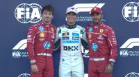 Norris Leclerc y Hamilton