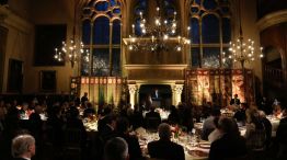 Javier Milei con autoridades de JP Morgan 20251024