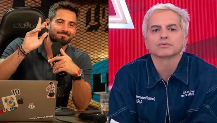 Nico Occhiato cruzó a Ángel de Brito tras una polémica por los Martín Fierro del streaming: "Está jugando sucio"