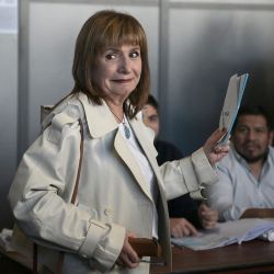 Patricia Bullrich Votando. | Foto:AFP