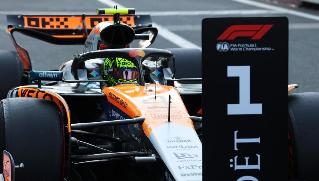 Lando Norris en la P1