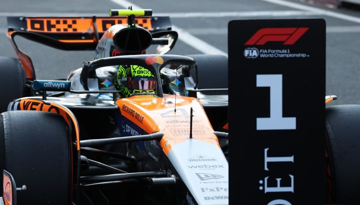 Lando Norris en la P1