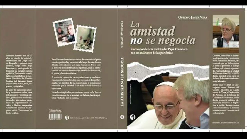 El libro de Gustavo Vera sobre el Papa Francisco.
