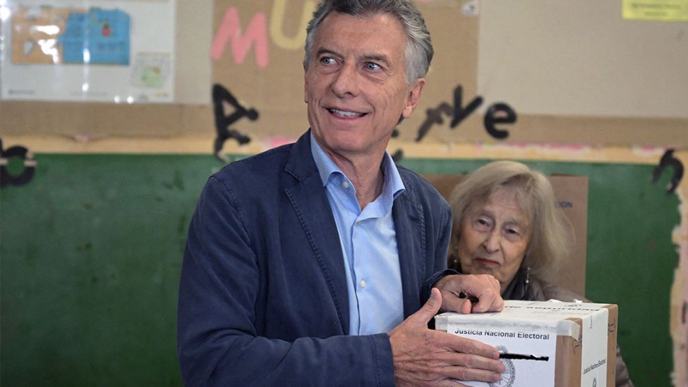 Mauricio Macri votando 26102025