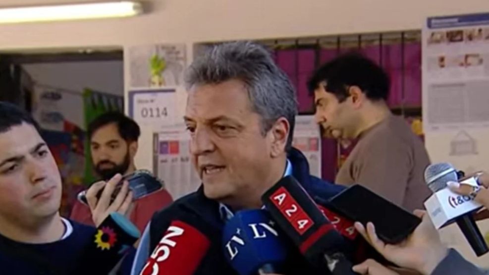 Sergio Massa en las elecciones legislativas 2025